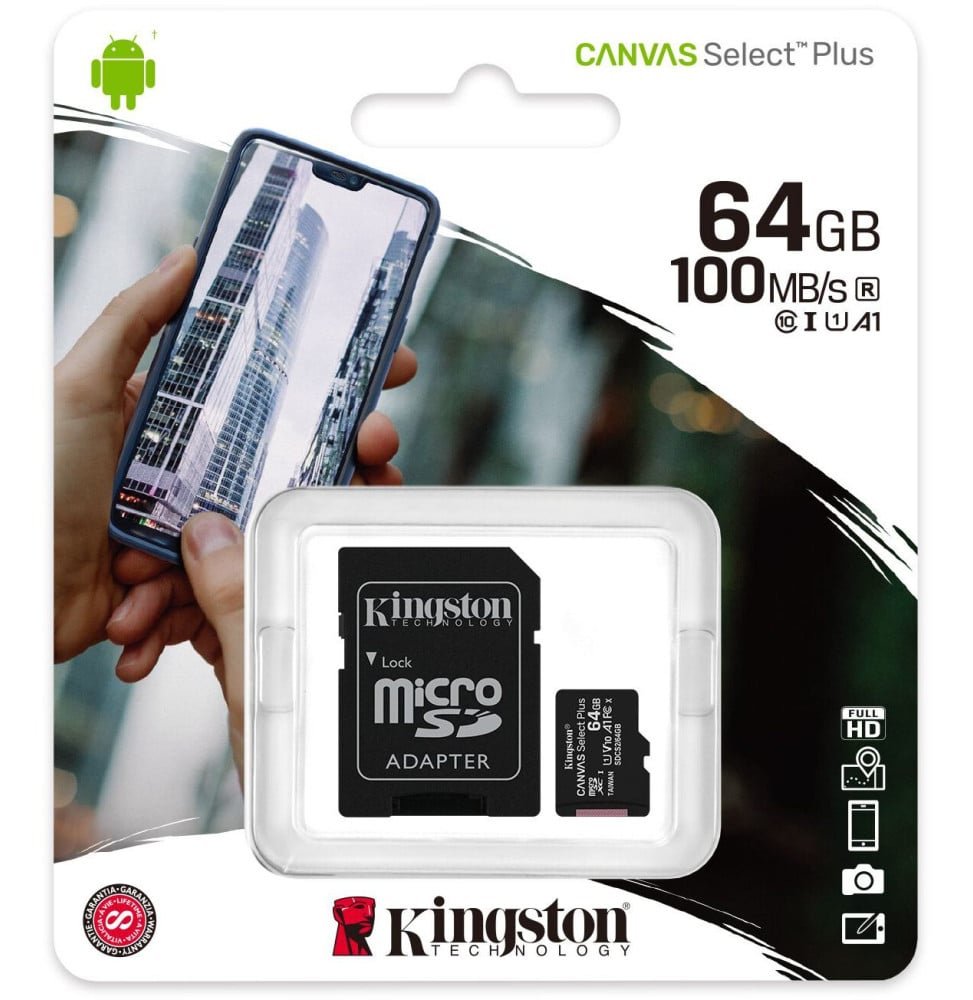 carte-memoire-kingston-canvas-select-plus-64-go-microsdxc-uhs-i-classe-10-sdcs2-64gb