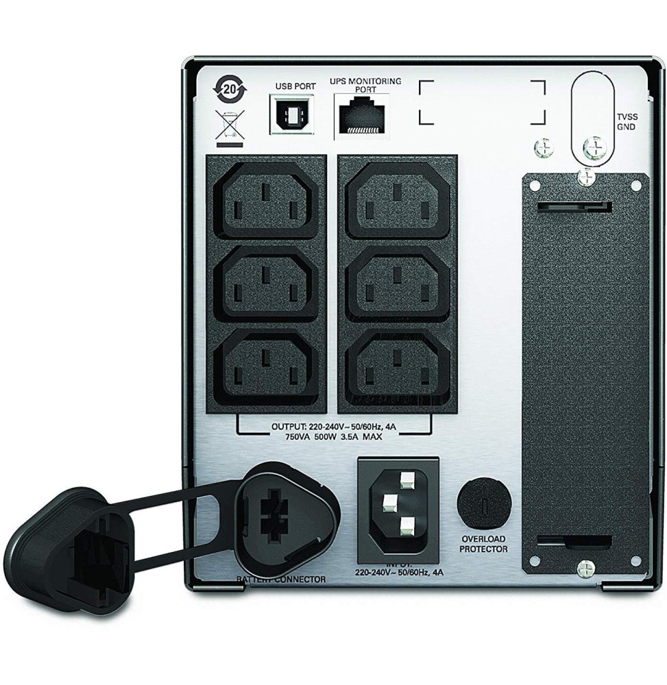 onduleur-line-interactive-apc-smart-ups-750va-lcd-230v-tour