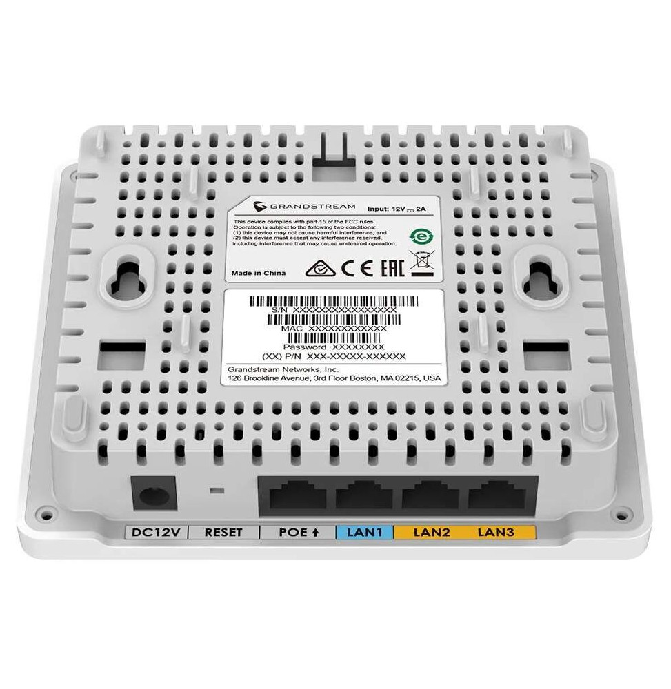 point-dacces-wi-fi-6-grandstream-gwn7603-avec-4-ports-gigabit-et-poe-automatique