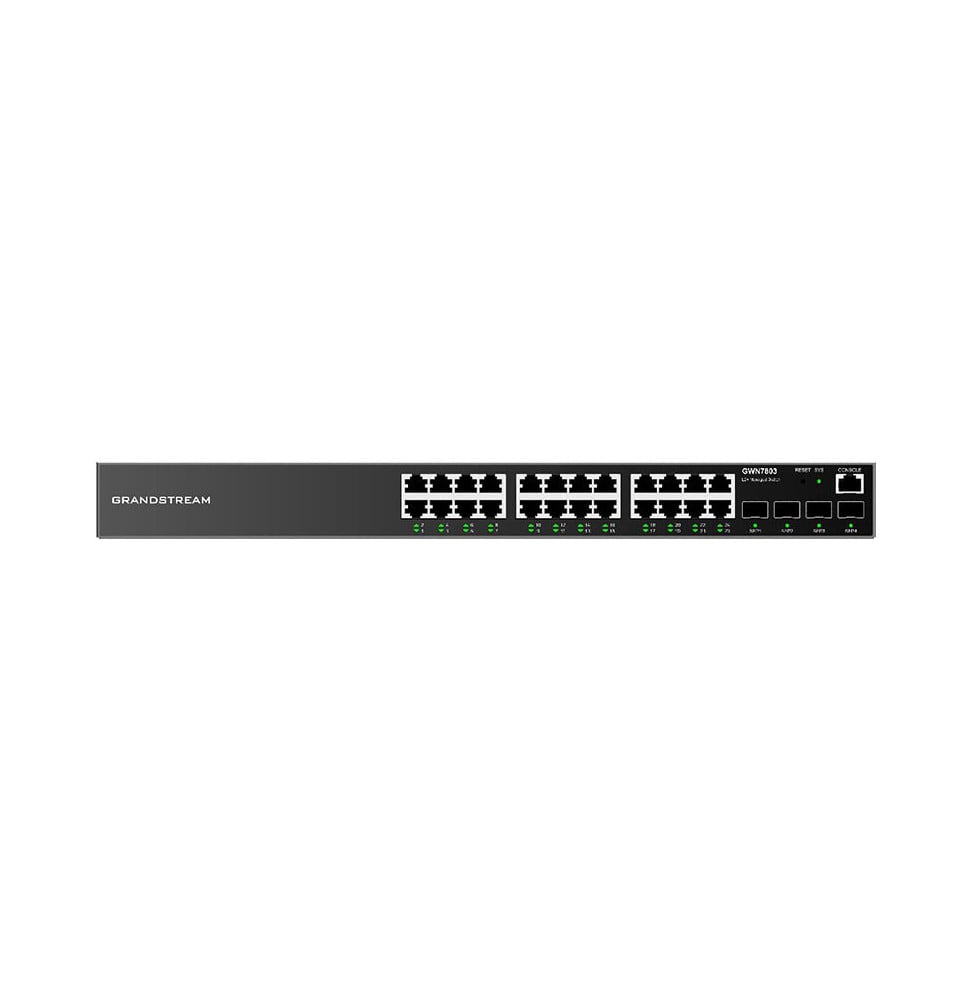switch-administrable-niveau-2-grandstream-gwn7803-24-ports-poe-gigabit-4-ports-sfp