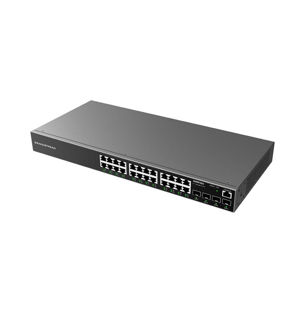 switch-administrable-niveau-2-grandstream-gwn7803-24-ports-poe-gigabit-4-ports-sfp