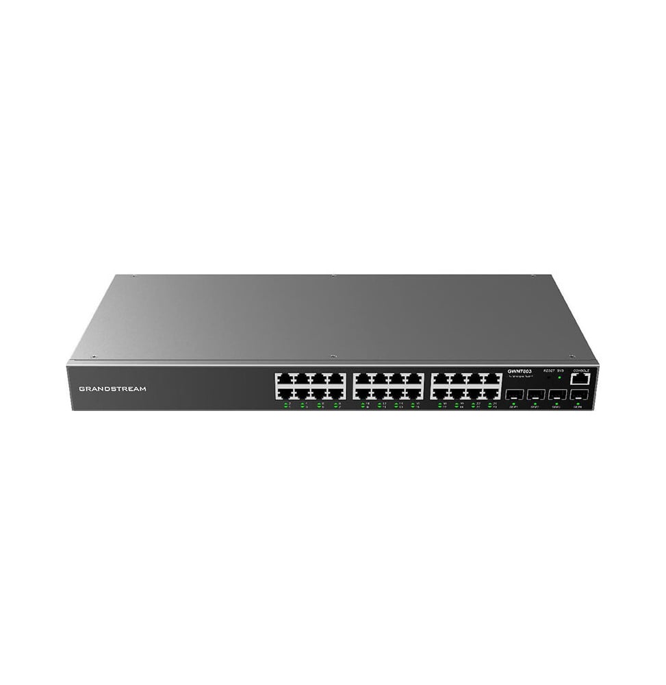 switch-administrable-niveau-2-grandstream-gwn7803-24-ports-poe-gigabit-4-ports-sfp
