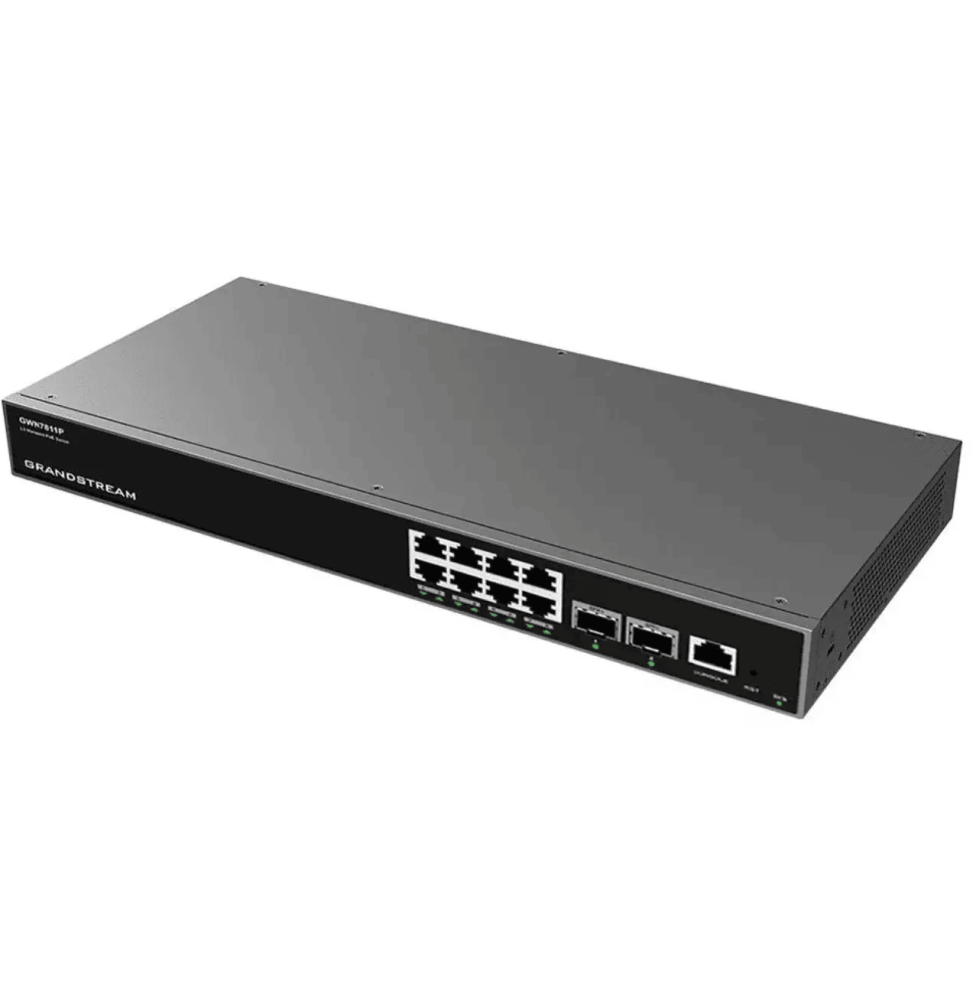 switch-administrable-niveau-3-grandstream-gwn7811p-8-ports-poe-gigabit-2-ports-sfp