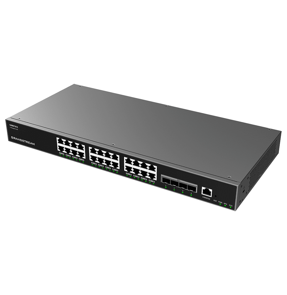 switch-administrable-niveau-3-grandstream-gwn7813-24-ports-gigabit-4-ports-sfp