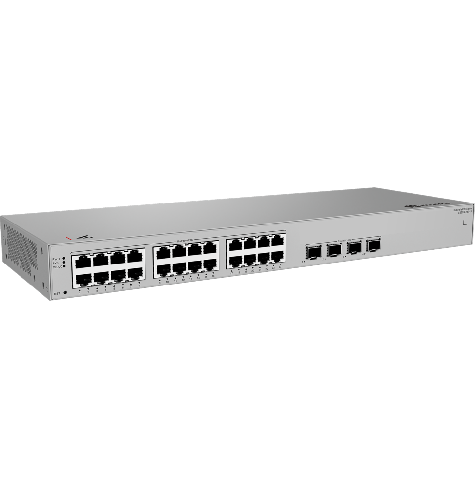 switch-huawei-ekitengine-s220s-24t4j-24-ports-4sfp-2410-100-1000base-t-ports-425ge-sfp-ports-built-in-ac-power-fanless-98012502