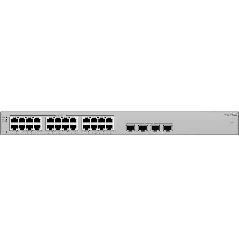 switch-huawei-ekitengine-s220s-24t4j-24-ports-4sfp-2410-100-1000base-t-ports-425ge-sfp-ports-built-in-ac-power-fanless-98012502