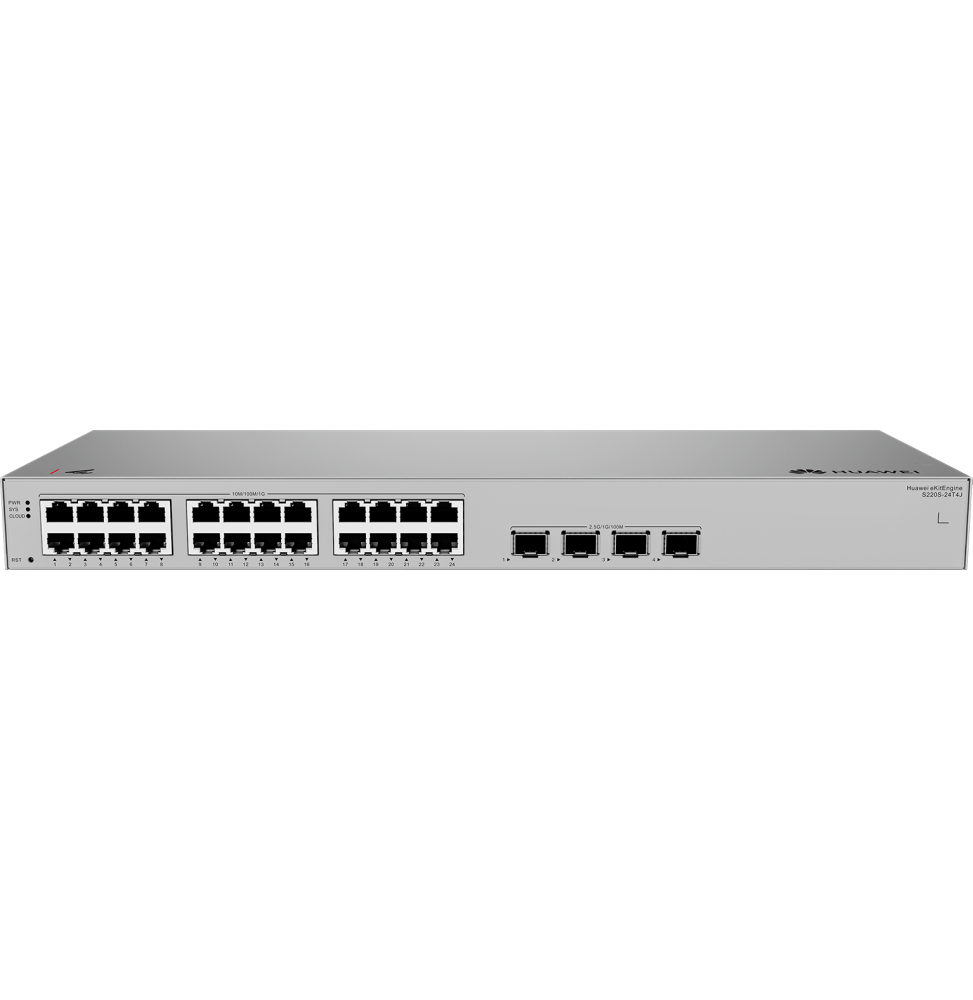 switch-huawei-ekitengine-s220s-24t4j-24-ports-4sfp-2410-100-1000base-t-ports-425ge-sfp-ports-built-in-ac-power-fanless-98012502