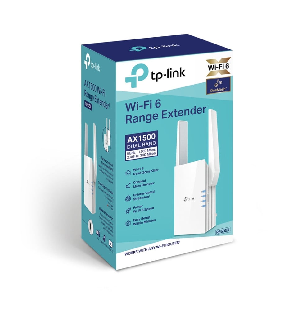 tp-link-re505x-prolongateur-reseau-emetteur-et-recepteur-reseau-blanc-10-100-1000-mbit-s-re505x