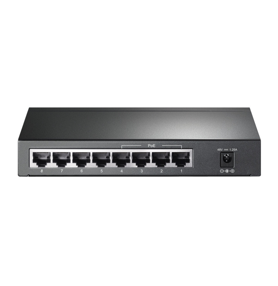 tp-link-tl-sg1008p-gigabit-ethernet-10-100-1000-connexion-ethernet-supportant-l-alimentation-via-ce-port-poe-gris